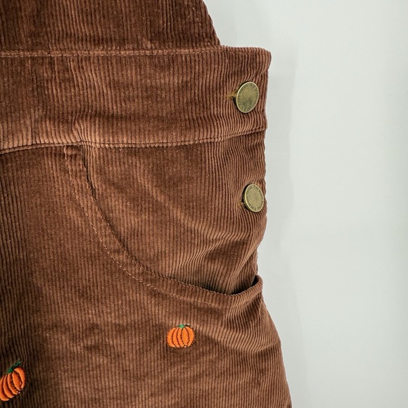 Kiel James Patrick Womens Pumpkin Jumper Corduroy Overall Dress XXL Fall Warm - Picture 4 of 7